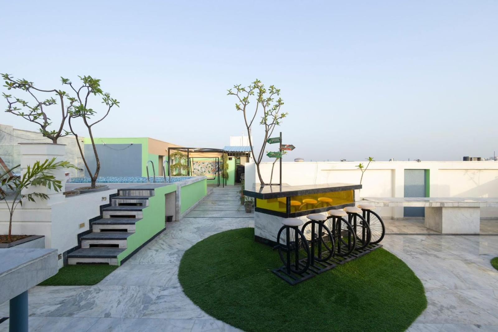 Hotel Sahibs Lighthouse - Swimming Pool 阿格拉 外观 照片